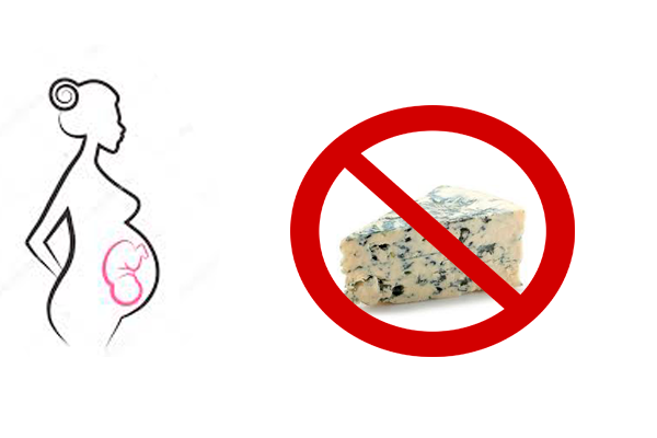 Запрет на употребление сыра с плесенью в период беременности