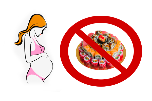 Запрет на суши при беременности
