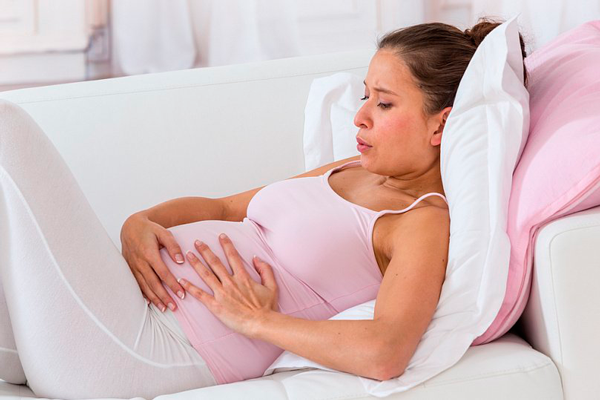 Боль в животе на восьмом месяце беременности