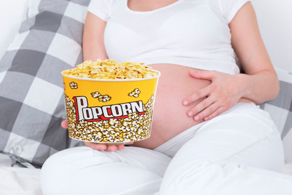 Употребление попкорна в период беременности