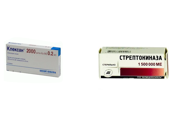 Фибринолитик - Стрептокиназа и антикоагулянт - Клексан для лечения тромбофилии