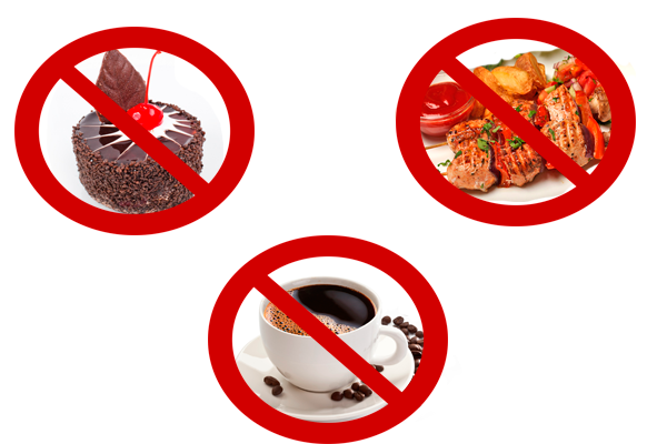 Запрет на острые блюда, сладости и черный кофе перед сдачей анализа на гормон