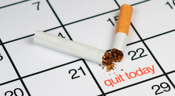 Составьте календарь отказа от курения