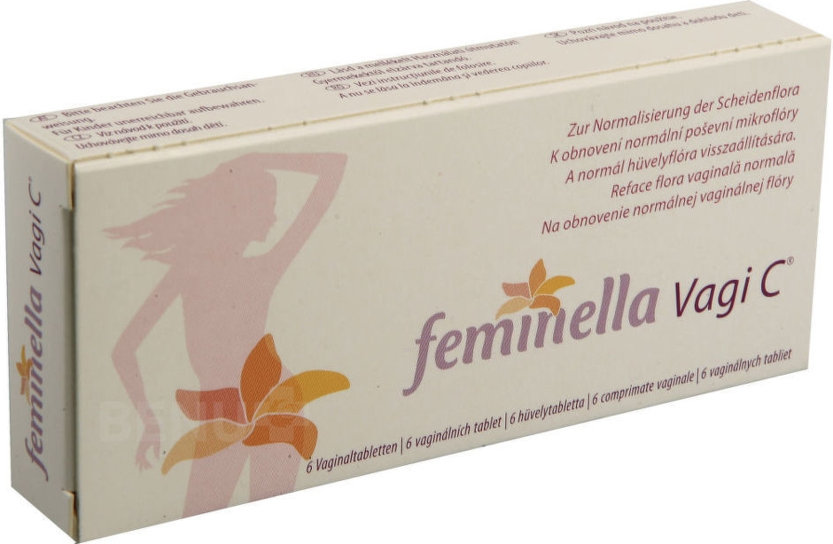 1145 руб цена: купить Feminella Vagi C вагинальны таблетки 6 шт. 